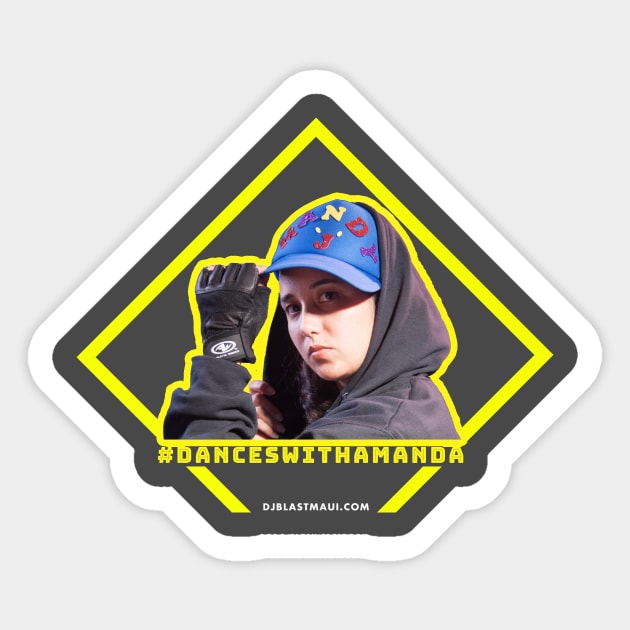 #DancesWithAmanda Sticker by DjBlastMaui